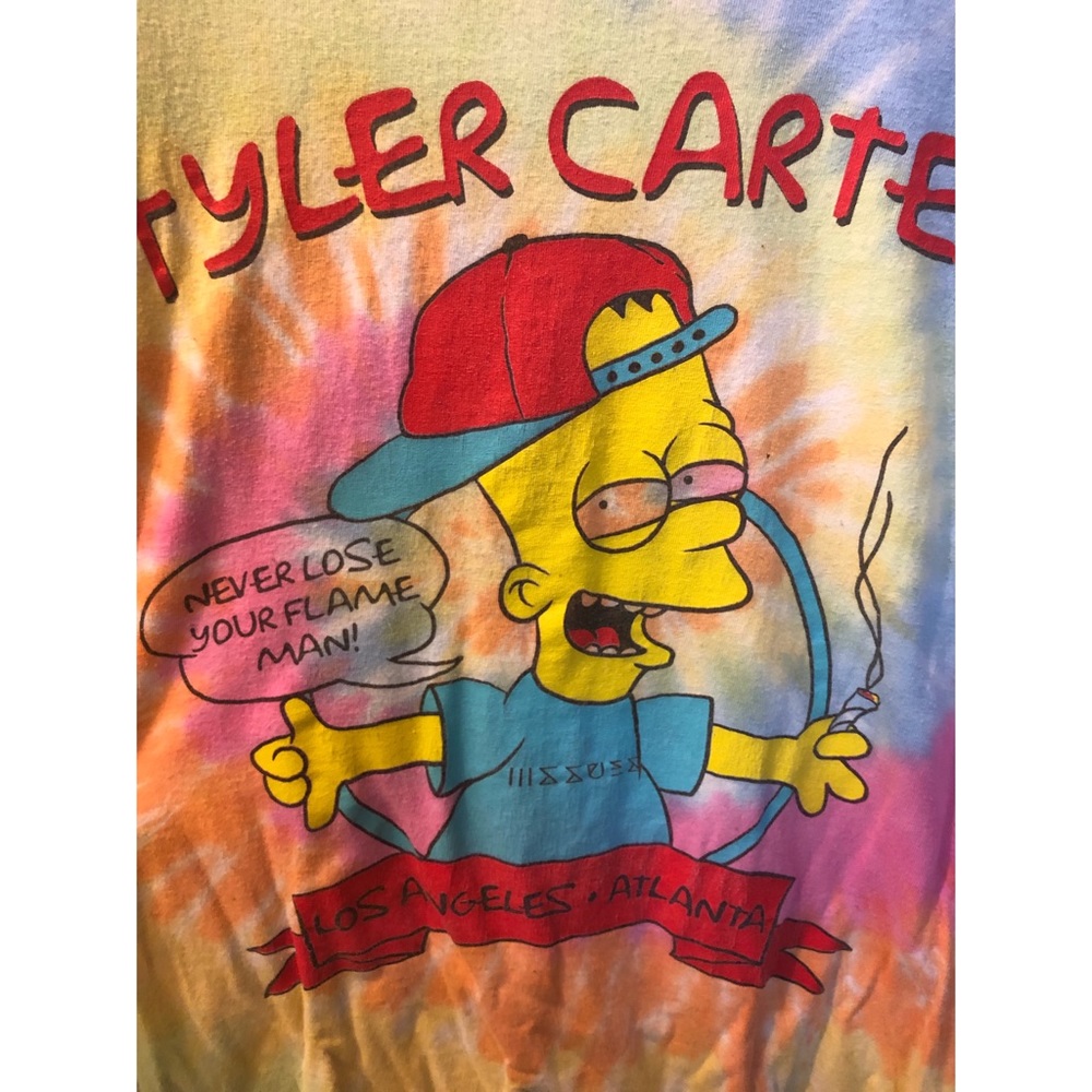 Tyler Carter tie dye band tee
